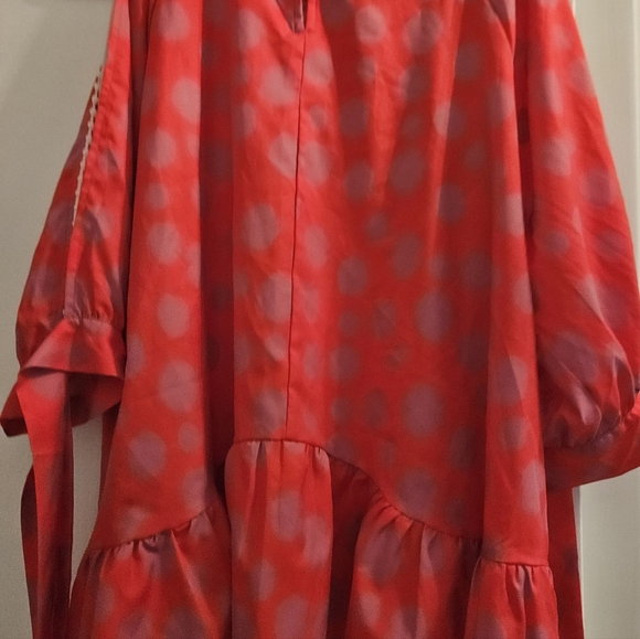 Red Polka Dot Blouse - Picture 3 of 8